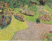 Vincent Van Gogh Garden in Auvers oil painting reproduction